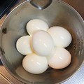まーちゃん310's cooksnap of when they made 【ゆで卵 茹で方結論！ 超簡単】.