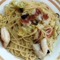 すがまっち's cooksnap of when they made 白身魚のガーリックパスタ.