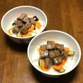 B_C_M's cooksnap of when they made サイコロステーキ素敵❤️丼浅漬け盛り.