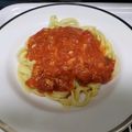 ✩°｡⋆いずみん☆'s cooksnap of when they made ＊ツナトマトクリームのフィットチーネ＊.