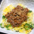 nosso's cooksnap of when they made 栄養満点！お粥に納豆とおくら(^-^)/.