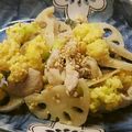 ぱんぷきんキッチン's cooksnap of when they made カリフラ蓮根の冬のホワイティ炒め.