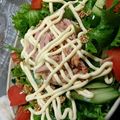 あかぷり's cooksnap of when they made ツナとわさび菜の胡麻マヨラー油サラダ.