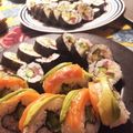 Lyon_kanin's cooksnap of when they made 節分に♪アボカド＆サーモン巻き寿司.