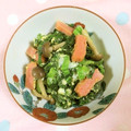 mmameco's cooksnap of when they made かつお菜の卵とじ.