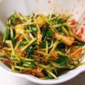 えりぺこ's cooksnap of when they made 豆苗キムチ炒め.