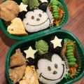ぶたりんご's cooksnap of when they made ミッキー☆キャラ弁.