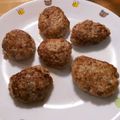 ﾉﾝﾐﾂ☆ﾏﾏ's cooksnap of when they made 卵なし♪簡単ハンバーグ♪《幼児食》.