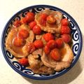 ribelt's cooksnap of when they made 簡単！豚ロースのトマトガーリックソテー.