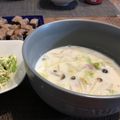 ここっこ★'s cooksnap of when they made 白菜と舞茸ベーコンのミルクスープ♪.