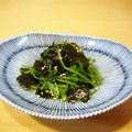 runa10's cooksnap of when they made 三つ葉のナムル♪韓国海苔をかけて.