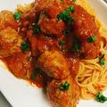 ちょこバナナパフェ's cooksnap of when they made 「カリオストロの城」ミートボールパスタ.