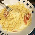 すこやかオイラ's cooksnap of when they made 濃厚カルボナーラ.