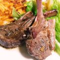 秋田たっちゃん's cooksnap of when they made お気楽☆ラム肉ステーキ.