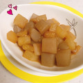 へい♡ゆー♡'s cooksnap of when they made 蒟蒻と大根の甘味噌煮.