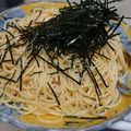 ゆらりぃゆ's cooksnap of when they made あえるだけ！生からすみパスタ.