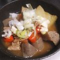 ☆るい～ぢ☆'s cooksnap of when they made 豆腐入り豚モツ煮込み.