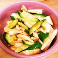 クックHDQVFI☆'s cooksnap of when they made 万能エバラキムチの素！山芋きゅうり和え.