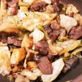 わたさくママ's cooksnap of when they made 簡単フライパンでキャベツ入り豚ロース煮豚.