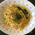 にむばすしゅたーぜん's cooksnap of when they made 簡単！ベーコンとほうれん草の和風パスタ.
