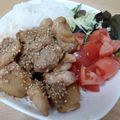 mookaaa's cooksnap of when they made おうちカフェ チキンアボカドプレート.