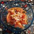 ☆hikonyan☆'s cooksnap of when they made 冷やして。ハムドレッシングのトマトサラダ.