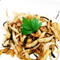 o☆shino's cooksnap of when they made カブとパリパリお揚げの塩昆布炒め.