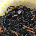 ☆Qro☆'s cooksnap of when they made 干ししいたけの出汁☆ふっくらひじきの煮物.