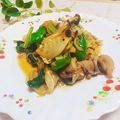 旦那は皿洗い's cooksnap of when they made 豚肉の青じそ炒め.
