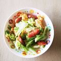 take♪aki♪'s cooksnap of when they made ウインナーとキャベツの卵炒め.