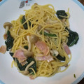 Linoco20126's cooksnap of when they made 簡単♥ベーコンとほうれん草の和風パスタ♪.