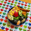 komutatata's cooksnap of when they made ネギとウィンナーのだし巻き卵風の卵焼き.