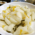 トムラウシ's cooksnap of when they made 一度作ってみて　おすすめ　ゆず大根.