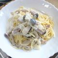 クックYT3MI2☆'s cooksnap of when they made ランチにクリームパスタ♡.