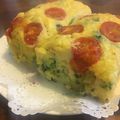 ちぃろる♪'s cooksnap of when they made ほうれん草とじゃが芋のベジーなケークサレ.