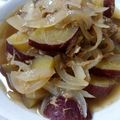 さと☆み's cooksnap of when they made 甘くないおかず★さつまいものツナカレー煮.