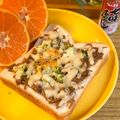 サヤスカマカン's cooksnap of when they made ●簡単！なめたけとネギのトースト●.