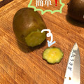 栗丸うさぎ's cooksnap of when they made 簡単気持ちいい！キウイの芯を取る方法.