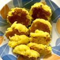 ☆わさびめし☆'s cooksnap of when they made さつまいももち＊砂糖不使用＊幼児おやつに.