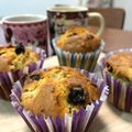 桃色ぺんぎん's cooksnap of when they made バナナとブルーベリーのマフィン.