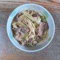わんろっく's cooksnap of when they made 豚肉と長ネギの醤油風味パスタ♪.