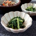 あず7225's cooksnap of when they made 簡単◎香り春菊の白味噌和え.