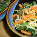 なづき's cooksnap of when they made 簡単☆もやしとほうれん草のナムル.
