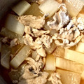 クックF24ZOY☆'s cooksnap of when they made 大根と豚こま肉で簡単煮物.