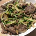 みっこみーこ's cooksnap of when they made 牛肉と豆苗のオイスターソース炒め.
