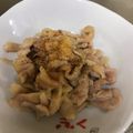 みりん調味料's cooksnap of when they made レンジで簡単♬鶏皮ポン酢.
