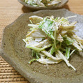 solapapa's cooksnap of when they made 水菜とごぼうのごまマヨサラダ.