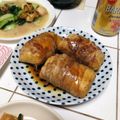 ♥みぃさん♥'s cooksnap of when they made 行楽・お弁当＊油揚げで肉巻きおにぎり.