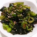フレンチブルブル's cooksnap of when they made ワカメとピーマンのゴマ油炒め〜5分お菜.