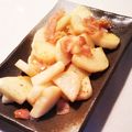 あ～ちゃんさ～ちゃん's cooksnap of when they made 簡単★長芋とベーコンのバター醤油炒め.